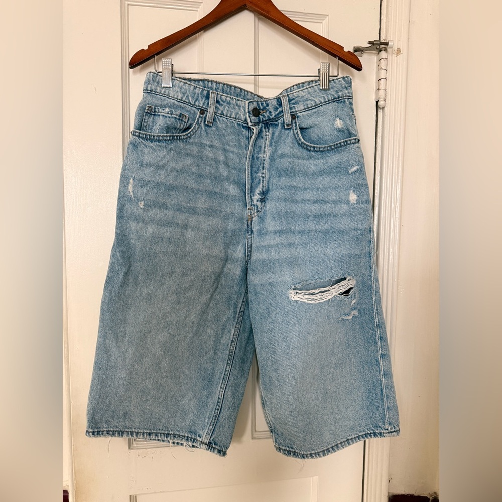 H&M • Denim Baggy Bermuda Shorts